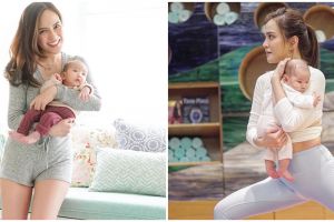 7 Momen Shandy Aulia workout sambil momong anak, bukti multitasking