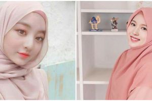 9 Editan foto member Twice pakai hijab, tampil manglingi