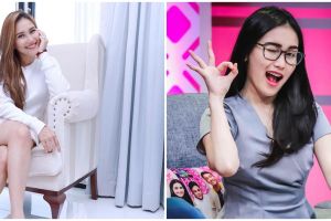 Biasa diwarnai, 11 Gaya Ayu Ting Ting berambut hitam ini jadi sorotan