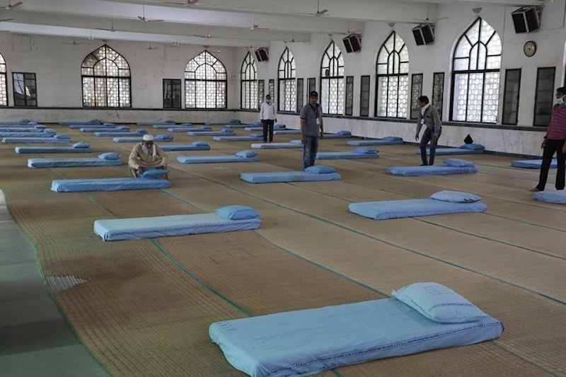 Pasien corona bertambah, masjid diubah jadi tempat karantina