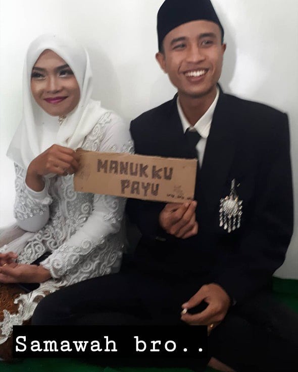 10 Gaya nyeleneh pengantin waktu difoto ini bikin tepuk jidat