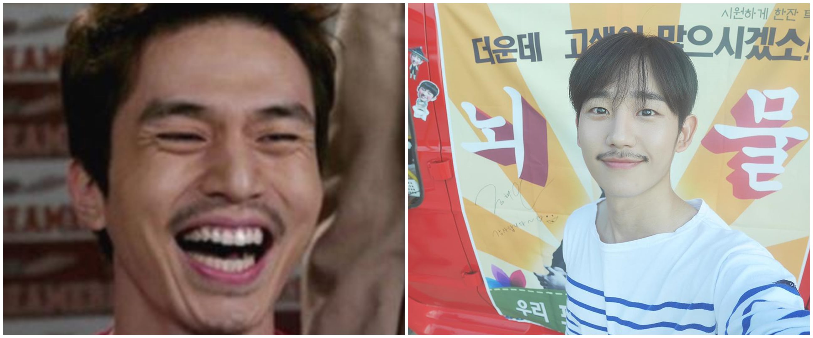 Penampilan 7 seleb Korea dengan kumis, Lee Dong-wook jadi lucu