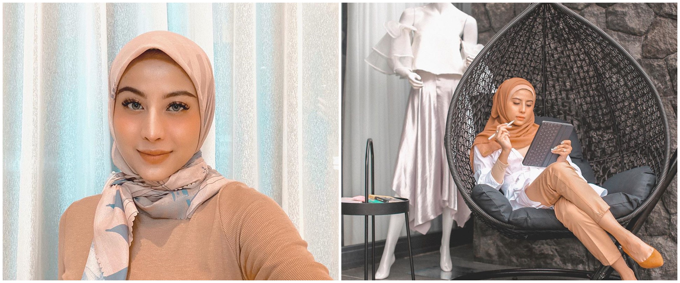 10 Gaya Awkarin kenakan hijab sambut bulan Ramadan, tuai pujian
