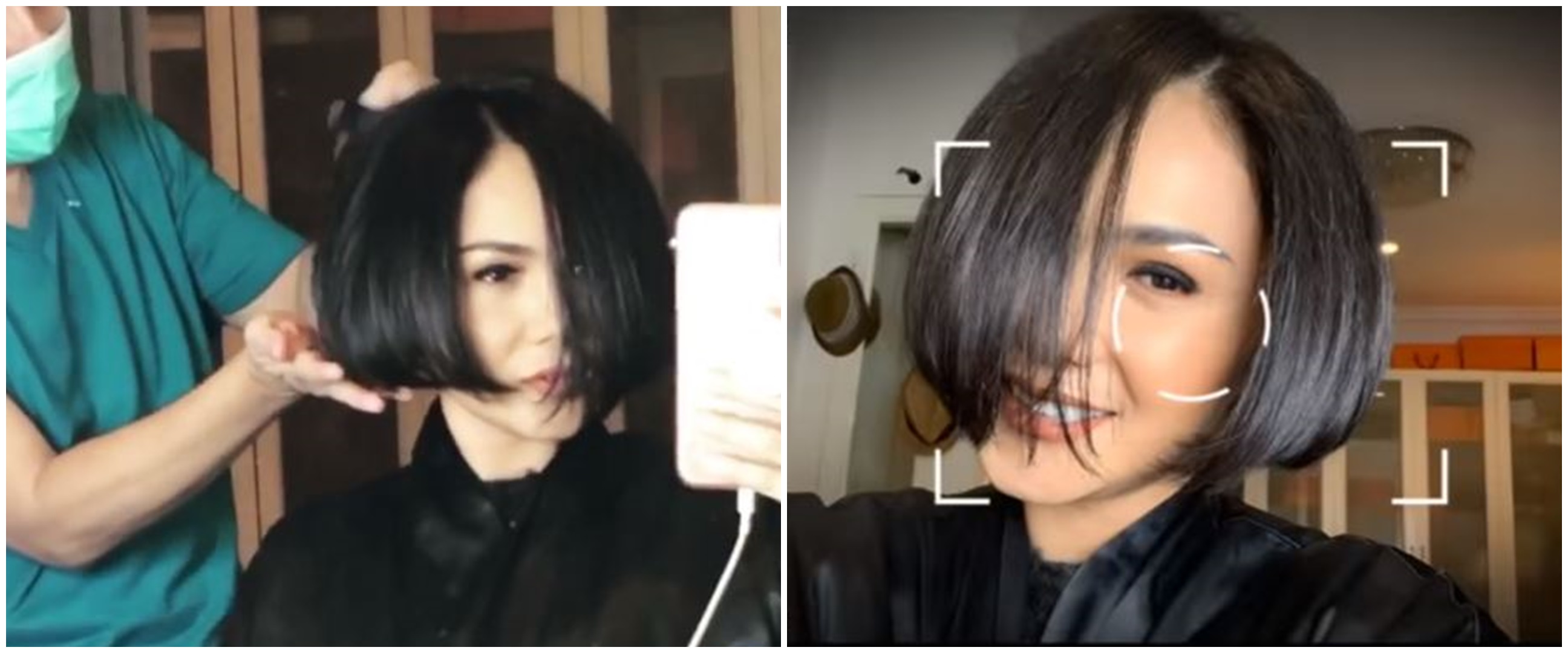8 Momen Yuni Shara potong rambut di rumah, hasilnya tuai pujian