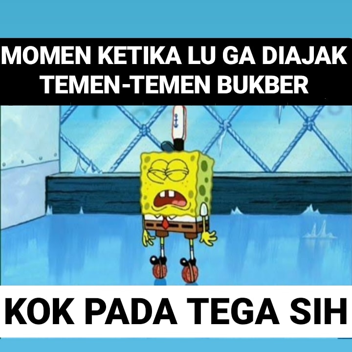 11 Meme SpongeBob buka puasa dan sahur, bikin tepuk jidat