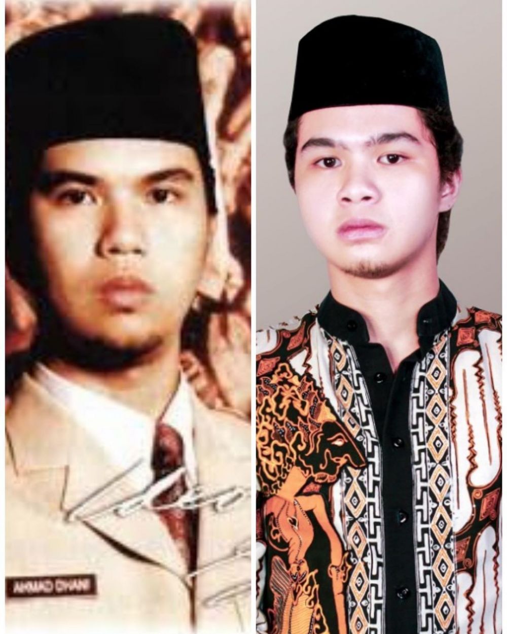 Dul Jaelani unggah foto kolase Ahmad Dhani, parasnya bak copy paste