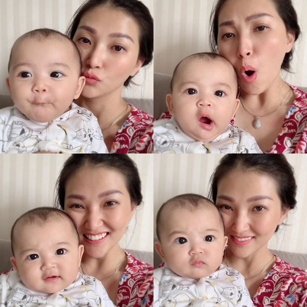 12 Pose gemas Thania Putri Onsu ini bukti fotogenik sejak bayi