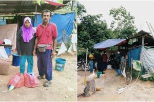 Tinggal di tenda, ayah ini bisa kuliahkan tiga anaknya