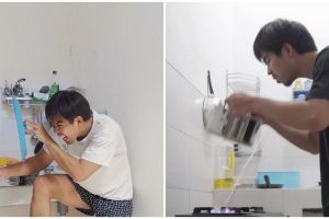 8 Aksi kocak warganet saat masak ini bikin tahan emosi