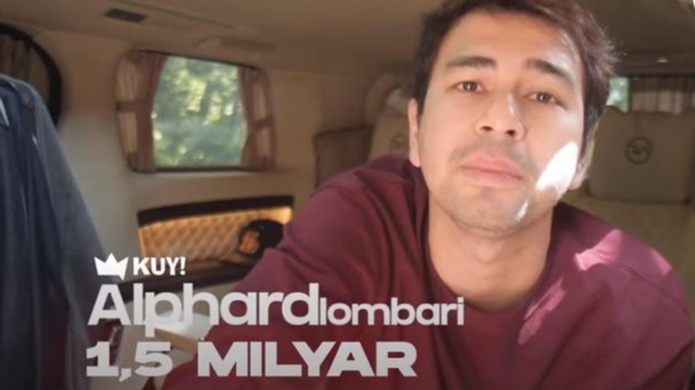 5 Potret mobil mewah Raffi Ahmad, biasa jadi ruang ganti