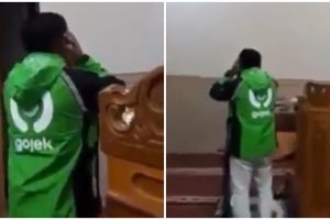 Suara azan driver ojek online ini merdu banget, bikin merinding