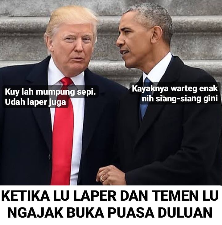 10 Obrolan imajiner pemimpin dunia bahas puasa, absurd abis