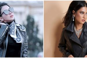 Beda gaya 8 seleb padu padankan jaket kulit, stylish abis