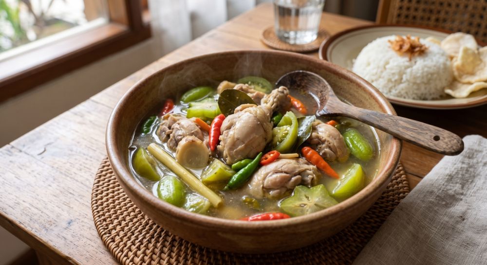 17 Resep ayam kuah yang enak dan praktis, dari sop hingga garang asem