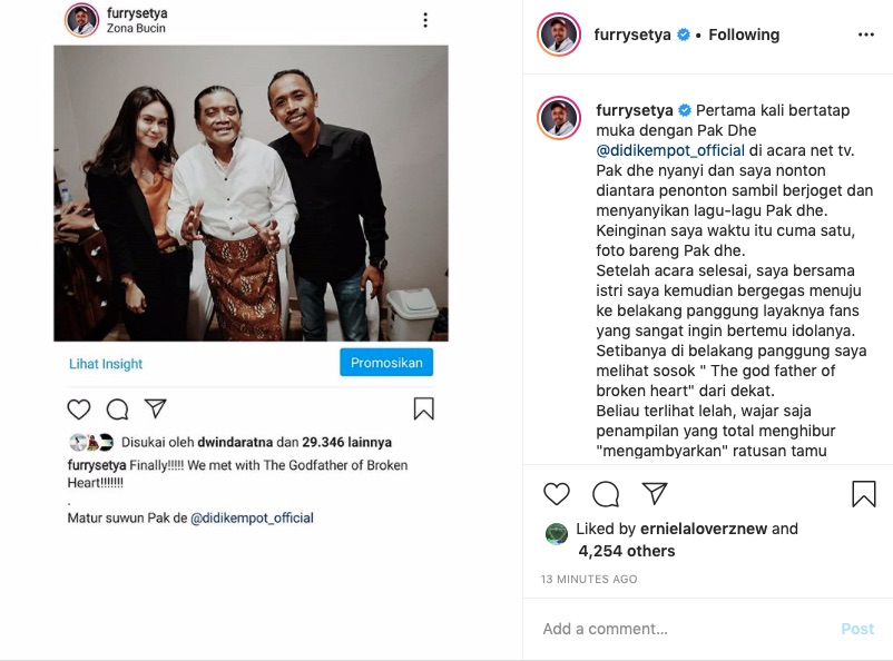 Kenangan terakhir Mas Pur TOP dengan Didi Kempot, bikin haru