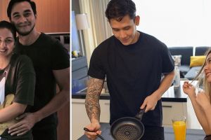 5 Potret seleb masak bareng pasangan, manis dan romantis