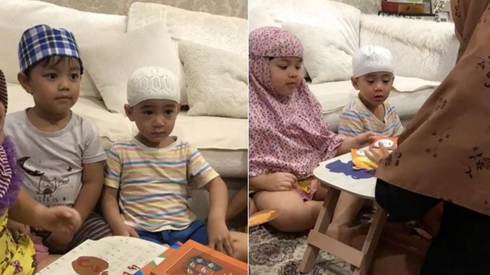 Momen 8 seleb belajar mengaji, bikin hati adem