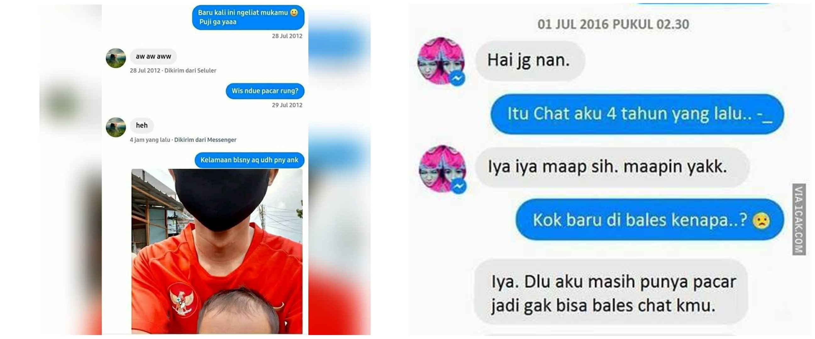 10 Chat lucu dikacangin gebetan ini endingnya nggak terduga