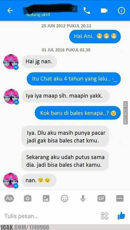 10 Chat lucu dikacangin gebetan ini endingnya nggak terduga
