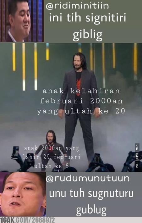 6 Meme lucu kelahiran tahun Kabisat, bikin nyengir