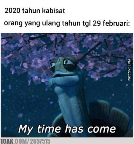 6 Meme lucu kelahiran tahun Kabisat, bikin nyengir