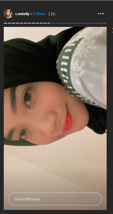 6 Gaya Cindy Caroline kenakan hijab, tampil memesona dan manglingi