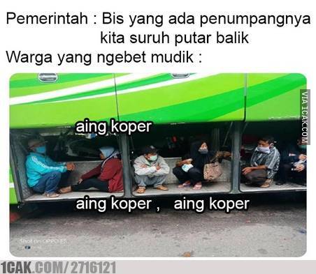 10 Meme ngakak karena tak bisa mudik © 2020 brilio.net