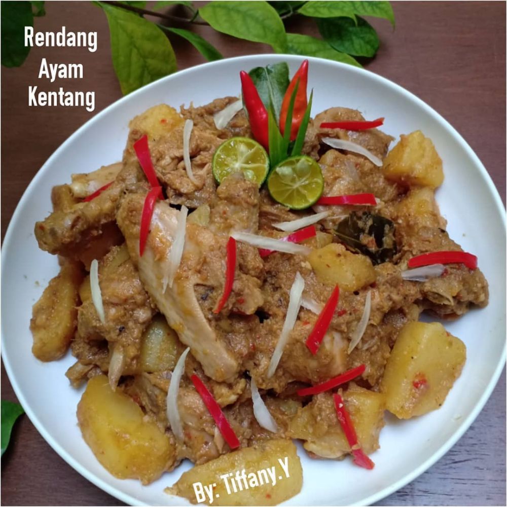 10 Resep  rendang  ayam  istimewa enak  dan  khas sajian Lebaran
