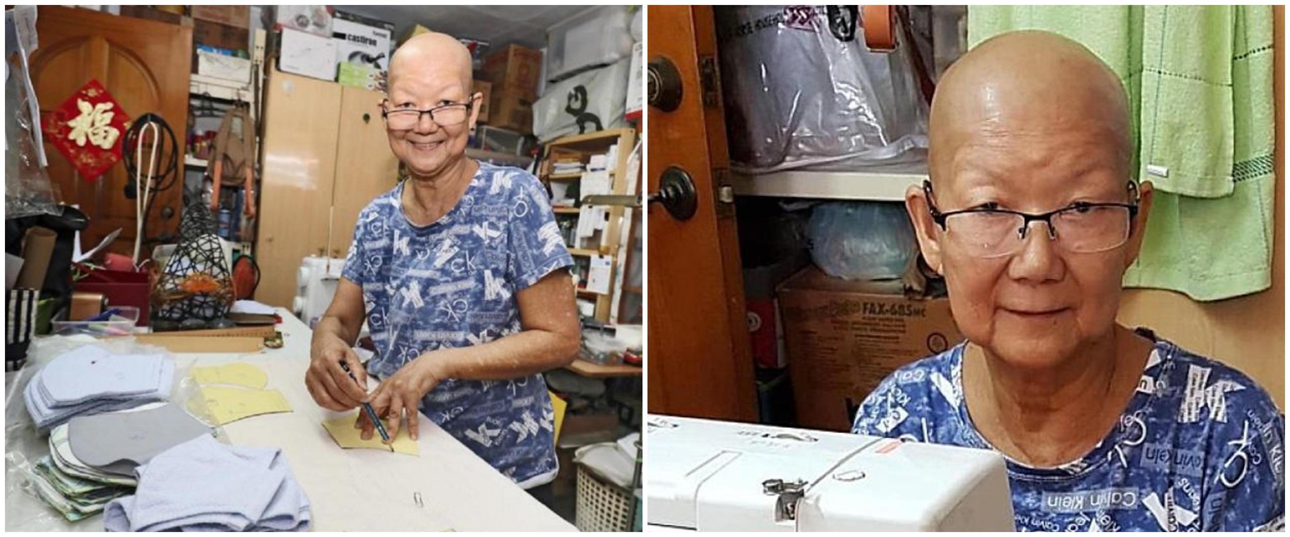 Persediaan menipis, nenek 71 tahun ikut jahit masker meski sakit