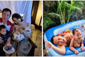 Lama vakum, ini 7 potret Winda Viska momong anak