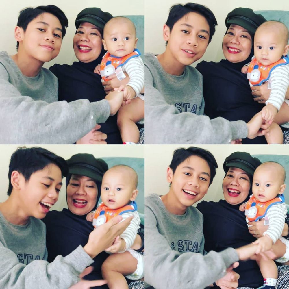 Momen kebersamaan 10 seleb 90-an bareng cucu, penuh kehangatan