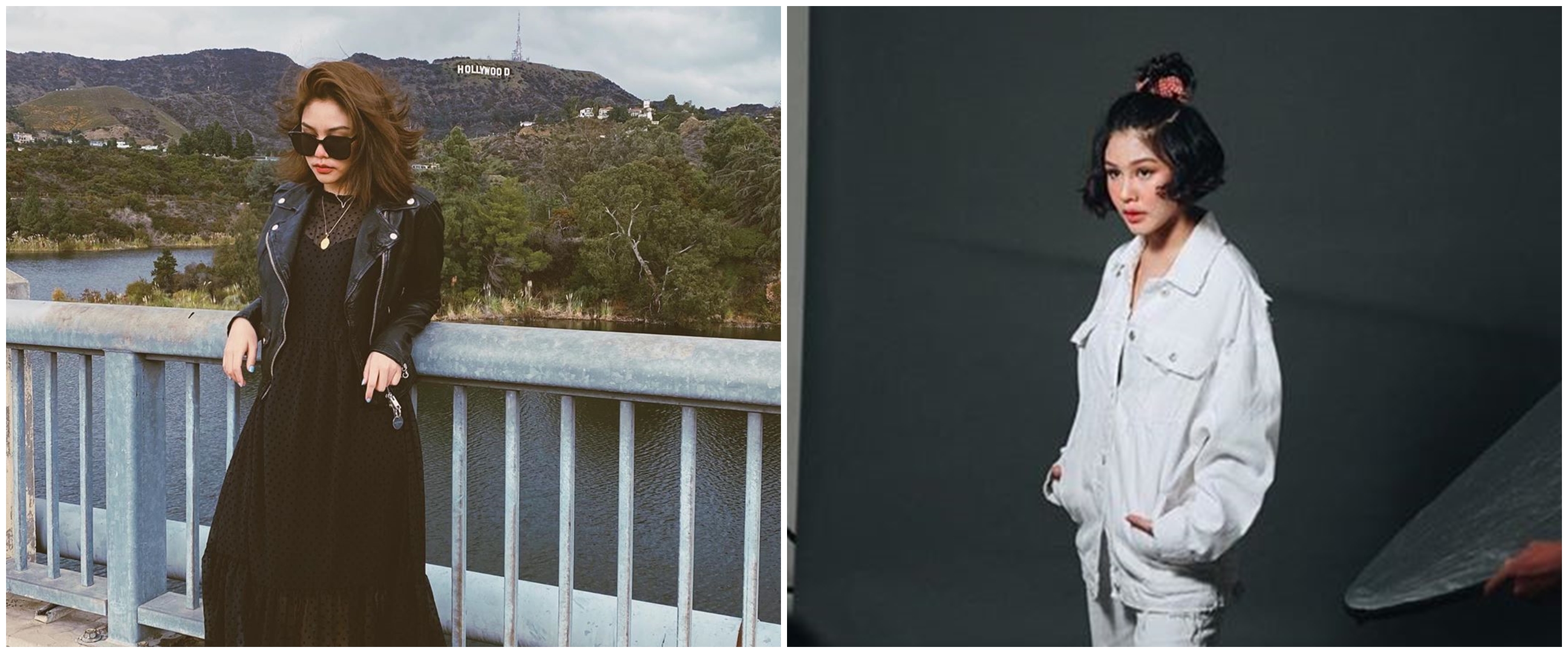 8 Potret menawan Vanesha Prescilla dengan outfit monokrom