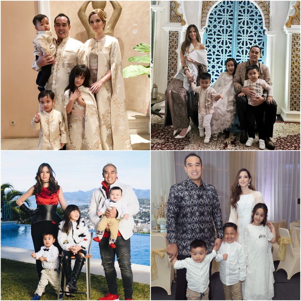 8 Keluarga artis ini gemar pakai baju kembaran, kompak banget
