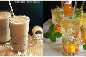 10 Kreasi minuman es teh, segar, & mudah dibuat untuk buka puasa