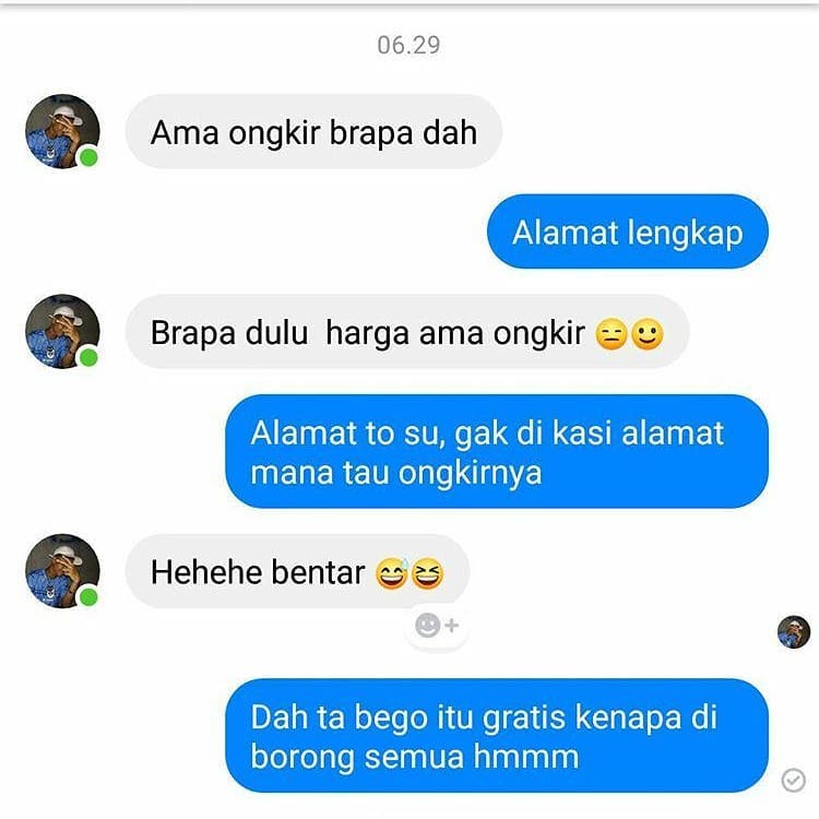 10 Chat lucu penjual online shop kurang fokus ini bikin senyum tipis