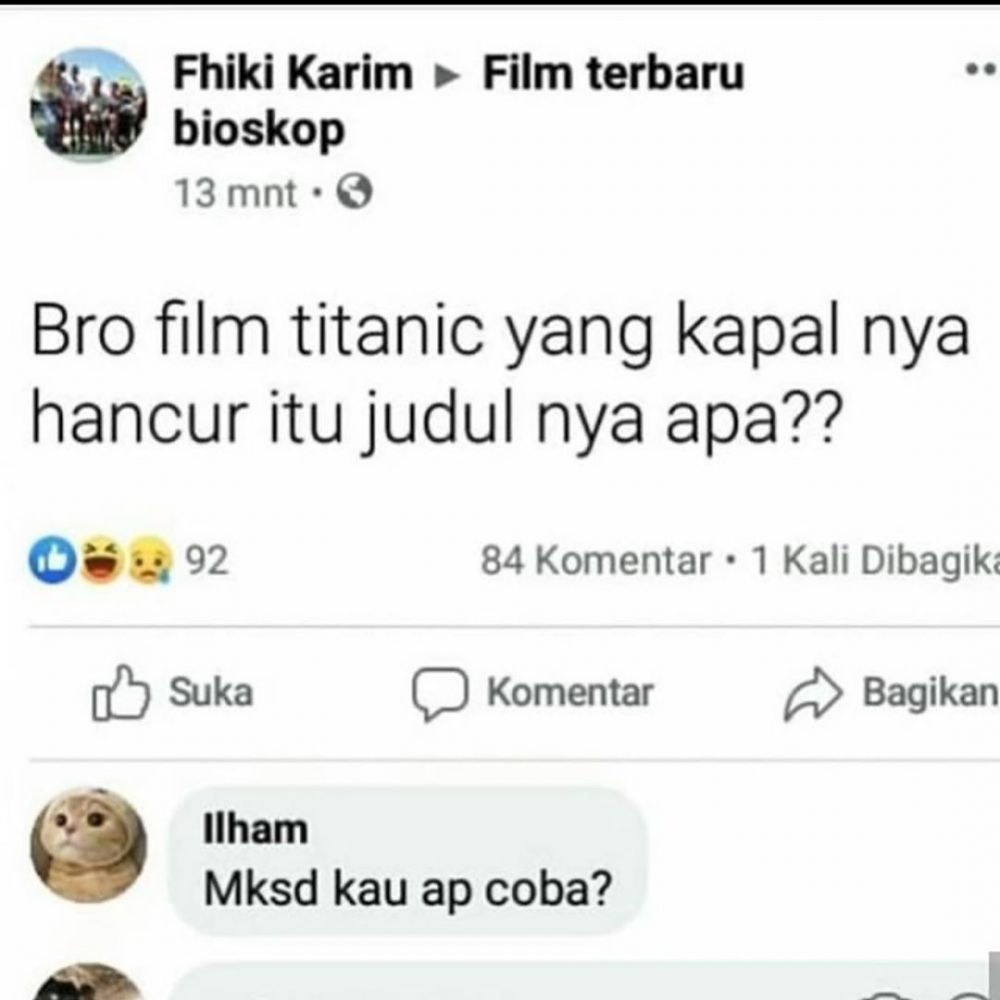 10 Status FB lucu dikira ada masalah ini bikin tepuk jidat