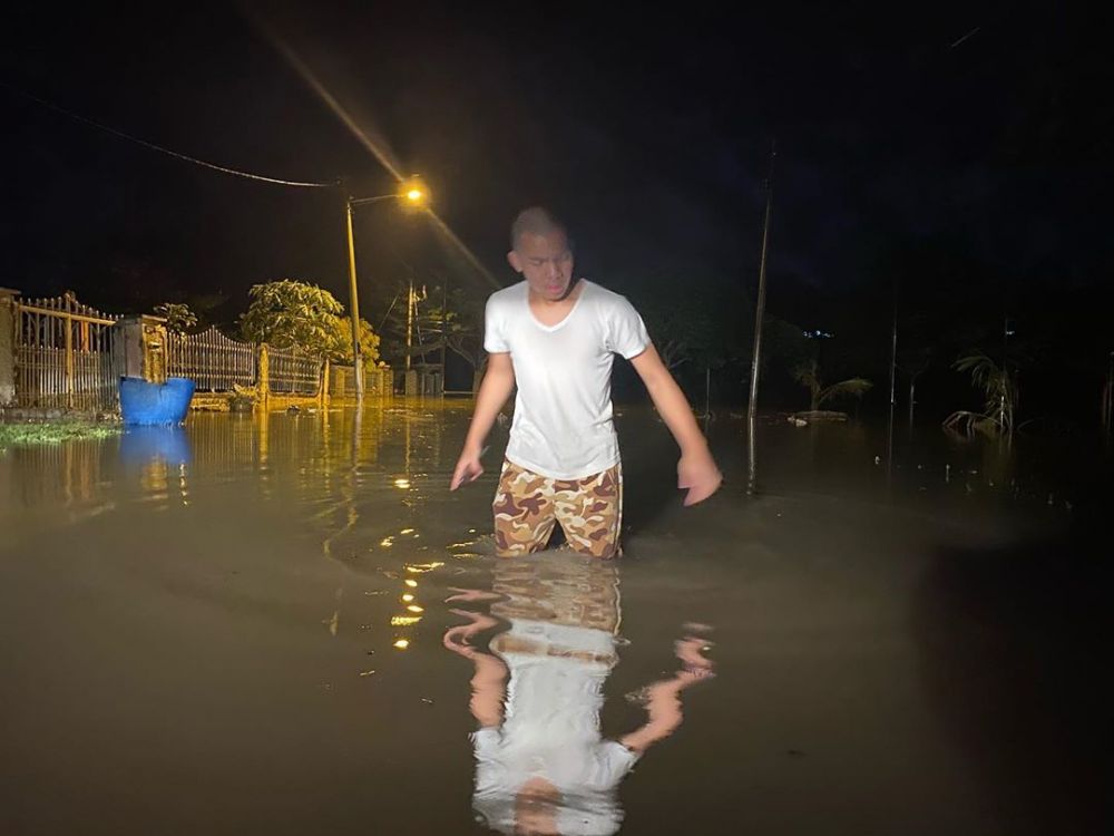 7 Potret rumah karantina Gen Halilintar yang terendam banjir