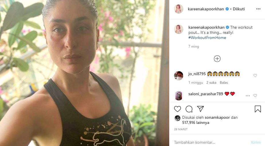 6 Aktivitas Kareena Kapoor saat di rumah aja, bikin masker sendiri