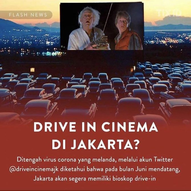 Jakarta direncanakan bakal punya bioskop drive-in, begini teknisnya