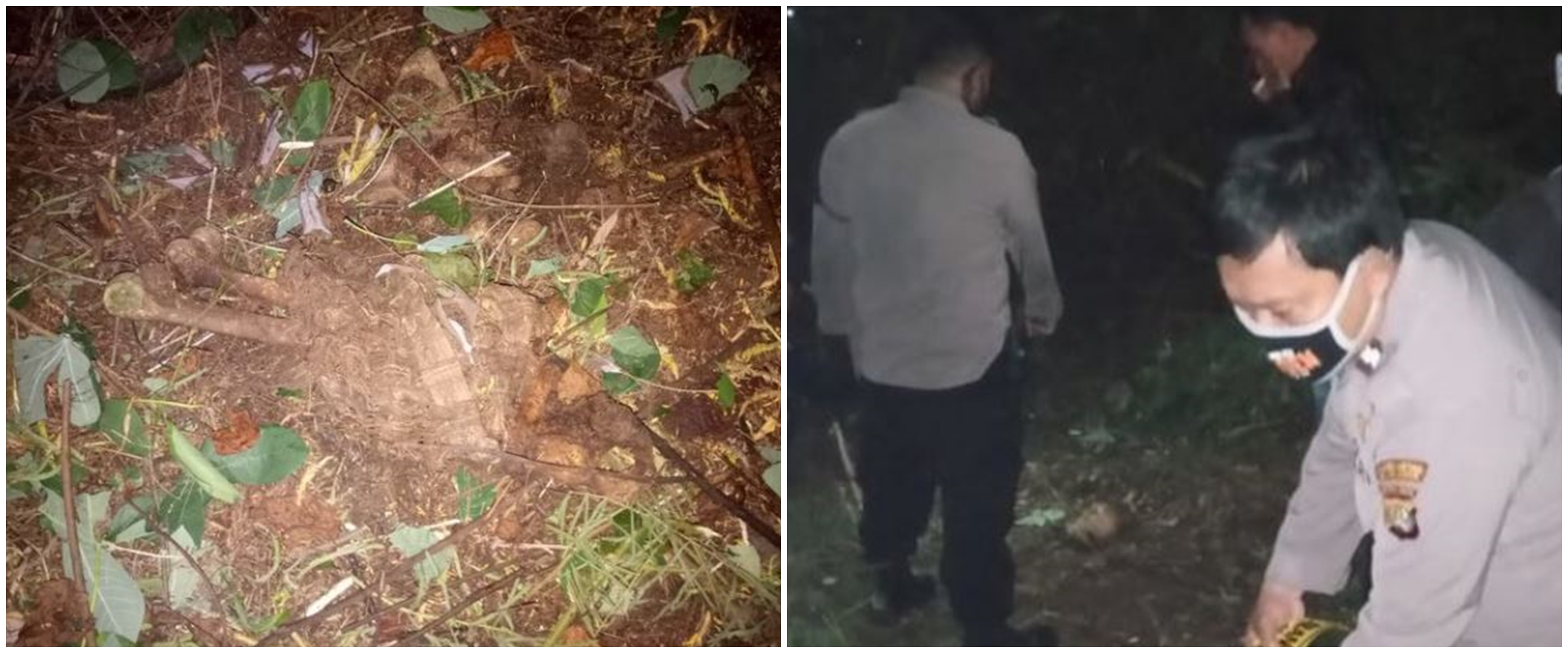 Heboh warga Bekasi injak kerangka manusia saat cari burung