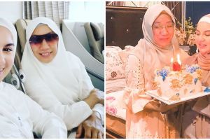 5 Potret ultah ibunda Irish Bella, tulisan di balon jadi sorotan