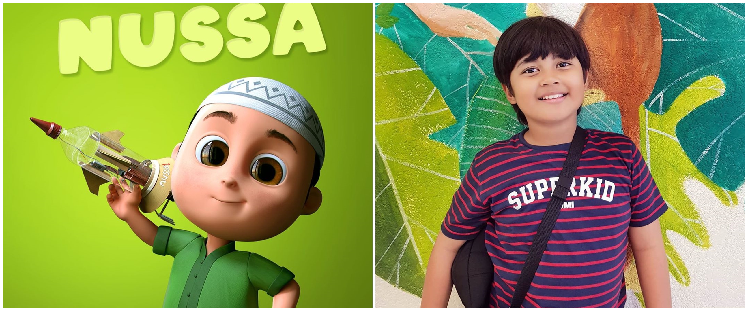 10 Potret Muzakki Ramdhan, pengisi suara animasi 'Nussa'