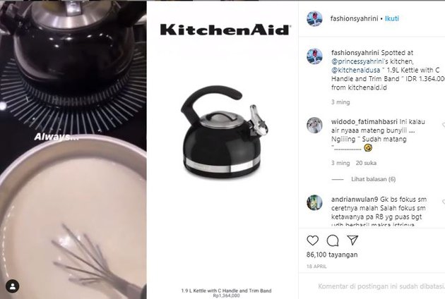 Harga 10 peralatan dapur Syahrini, ovennya senilai mobil