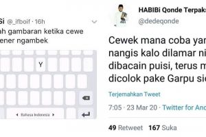 10 Status lucu soal cewek ini absurdnya bikin geleng kepala