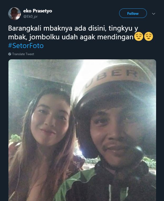 10 Status lucu driver ojek online bonceng cewek ini bikin ngakak