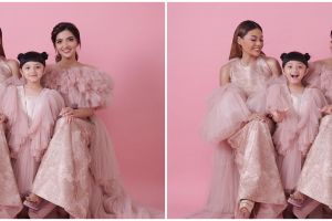 6 Momen seru Ashanty dan Aurel Hermansyah coba baju Lebaran