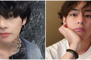 9 Potret V BTS tanpa makeup, bikin salah fokus