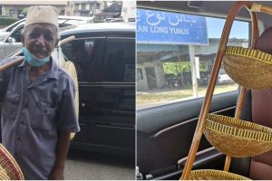 Kisah viral kakek penjual keranjang rotan, gigih bekerja di usia tua