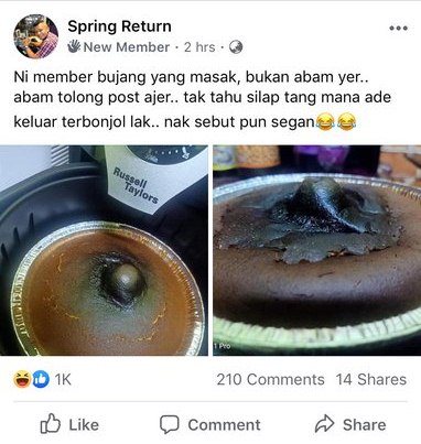 10 Status lucu gagal bikin kue ini endingnya kocak abis