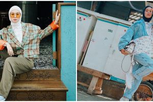 10 Ide outfit mix and match hijab ala Tantri Namirah, stylish & kece